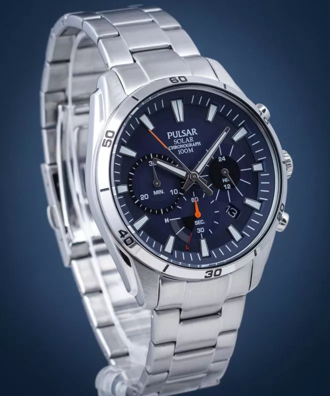Zegarek męski Pulsar Sports Solar Chronograph PZ5057X1
