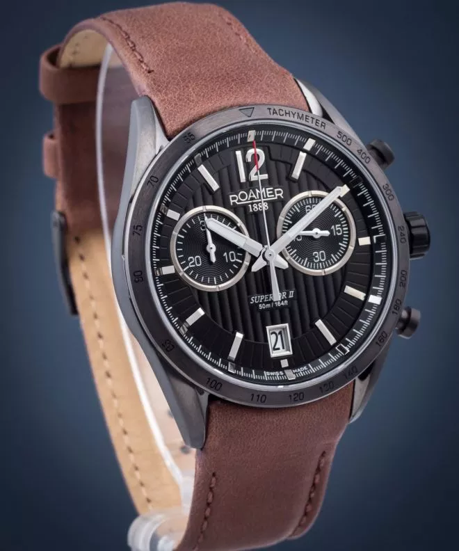 Zegarek męski Roamer Superior II Chrono 510818 45 54 08 (510818.45.54.08)