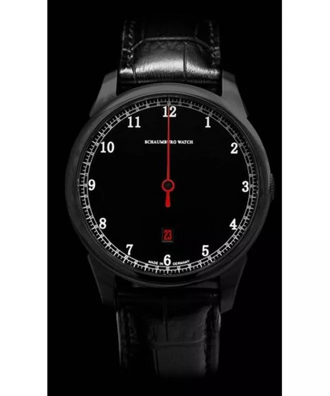 Zegarek męski Schaumburg Gnomonic Black & White Red Automatic SCH-GNBWR