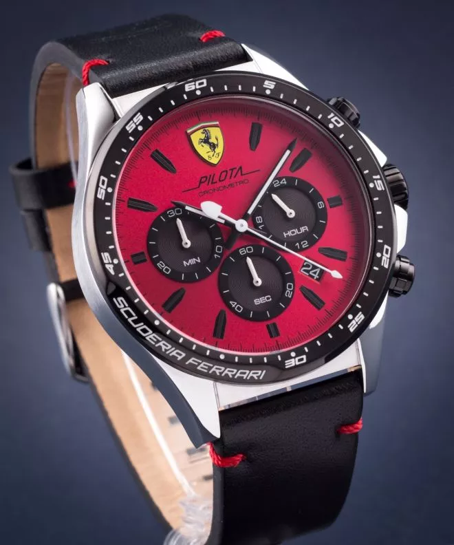 Zegarek męski Scuderia Ferrari Pilota Cronometro 0830387