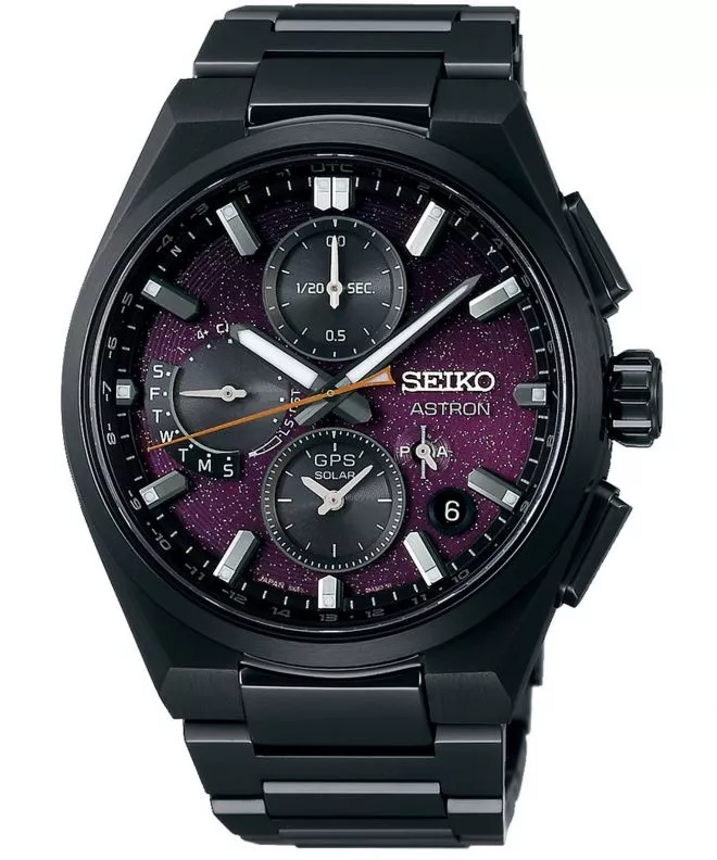 Zegarek męski Seiko Dual Time Chronograph Solar GPS Limited Edition SSH171J1