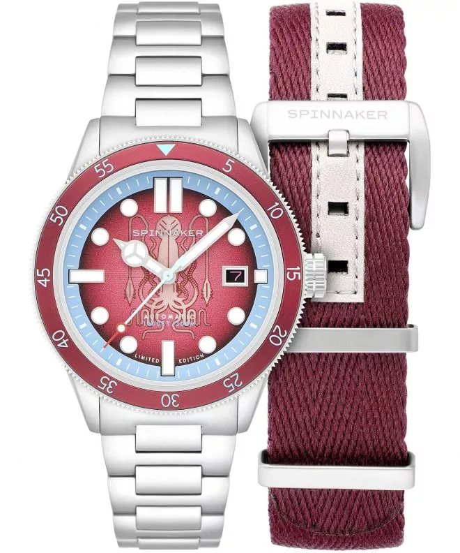 Zegarek męski Spinnaker Cahill 300 Calamar Red MSC Limited Edition SET SP-5125-11