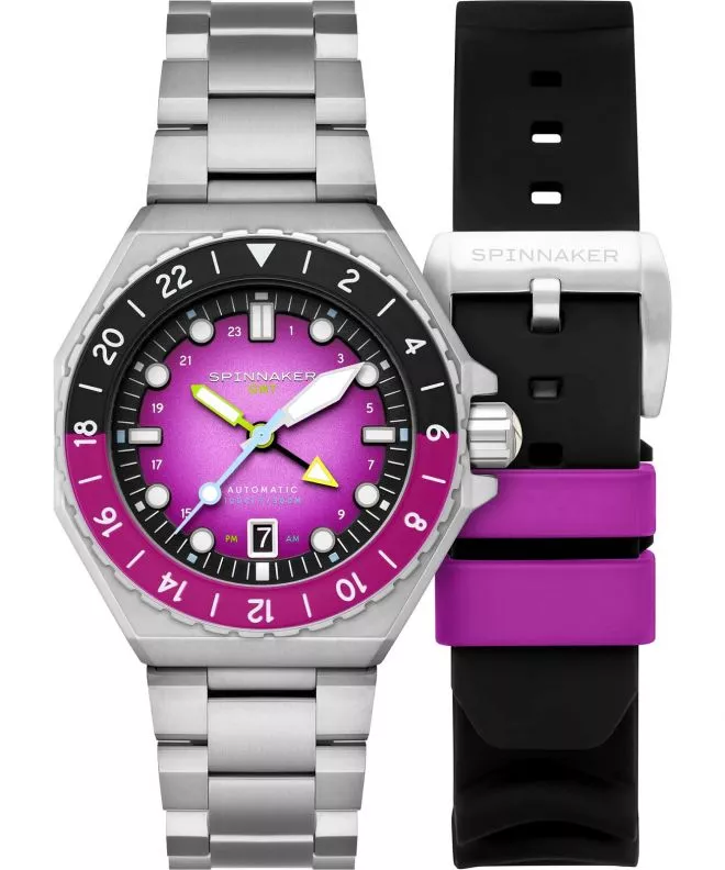 Zegarek męski Spinnaker Dumas GMT Automatic Gift Set SP-5119-66