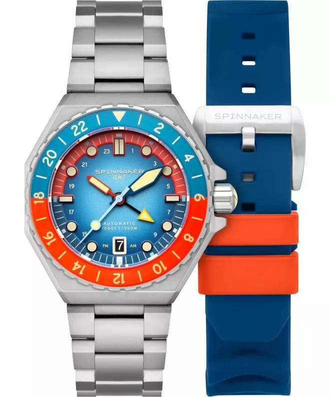 Zegarek męski Spinnaker Dumas GMT Automatic Gift Set SP-5119-77