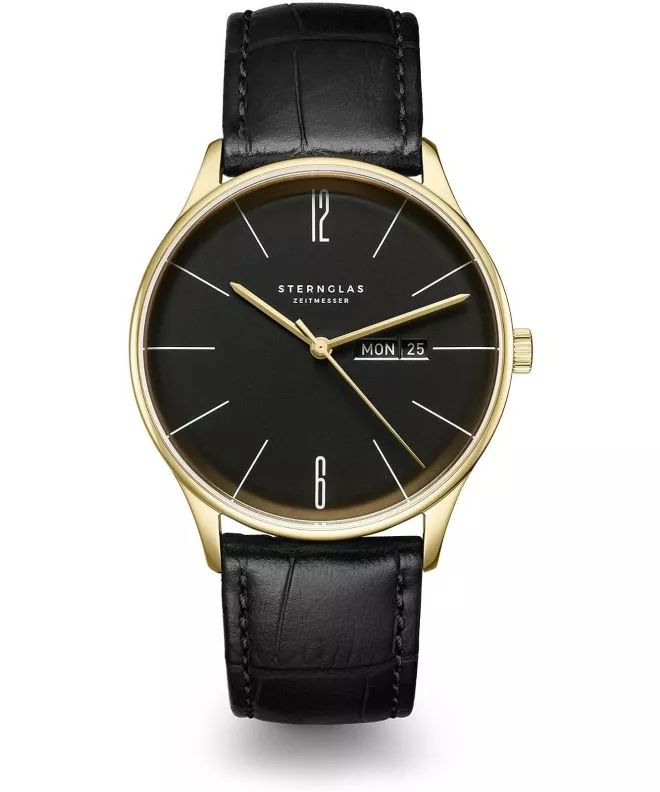 Zegarek męski Sternglas Berlin Metro Piano Black S01-BE04-HE03