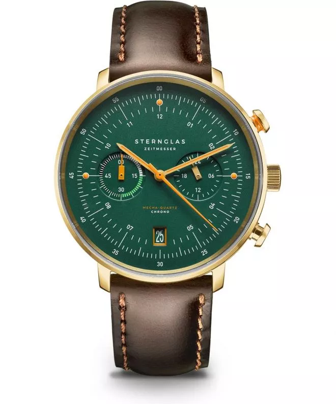 Zegarek męski Sternglas Hamburg Ed Vintage Chronograph S01-HCV22-BR01
