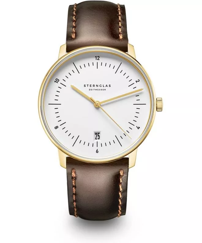 Zegarek męski Sternglas Naos Edition Heritage S01-NAE02-BR01