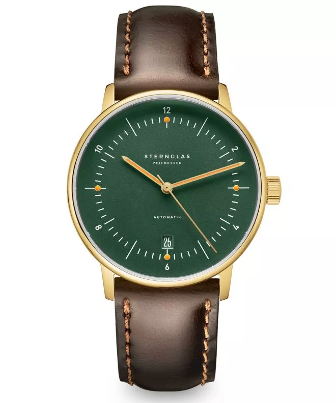 Zegarek męski Sternglas Naos Green Gold Automatic S02-NA22-BR01