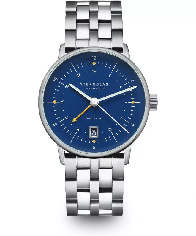 Zegarek męski Sternglas Naos Pro GMT Automatik S02-NG06-ME13