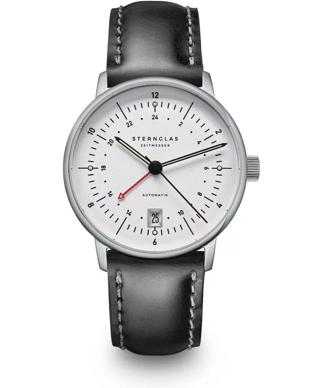 Zegarek męski Sternglas Naos Pro GMT Automatik S02-NG10-BR02