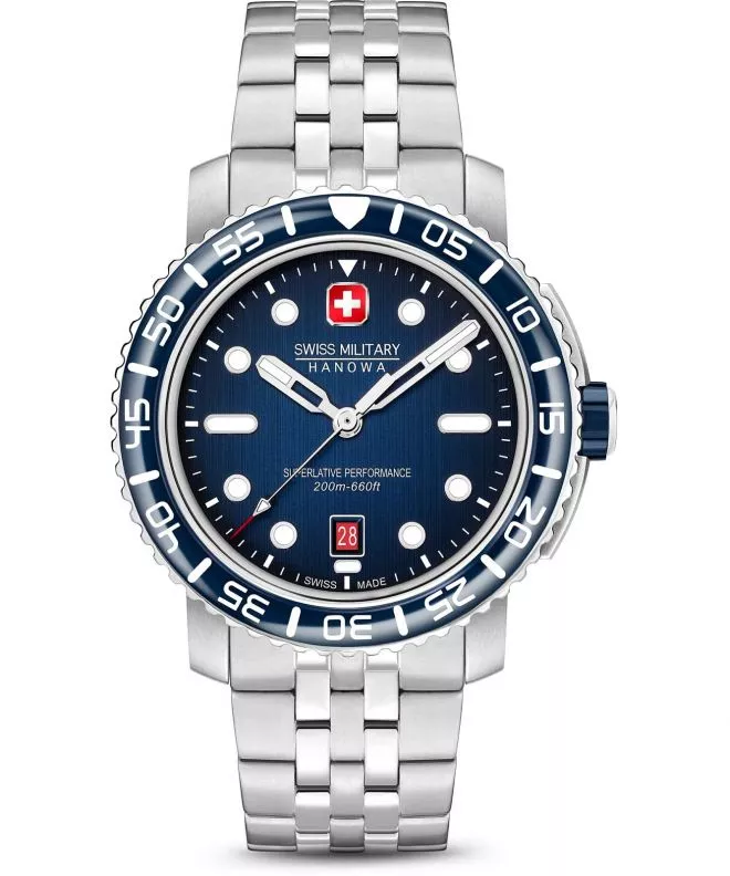 Zegarek męski Swiss Military Hanowa Black Marlin SMWGH0001703