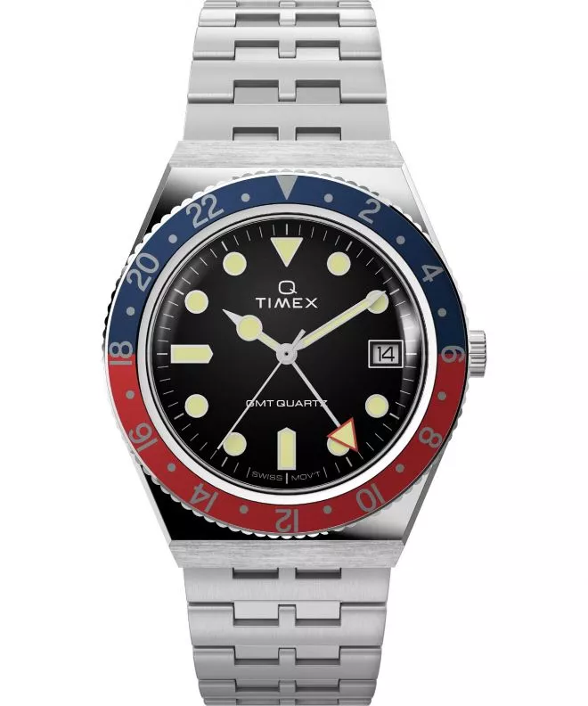 Zegarek męski Timex Timex Q GMT TW2V38000