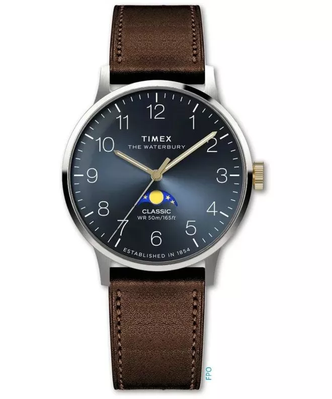 Zegarek męski Timex Waterbury Classic Moon TW2W75600