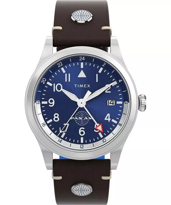 Zegarek męski Timex Waterbury GMT x Pan Am® 39mm TW2W97300
