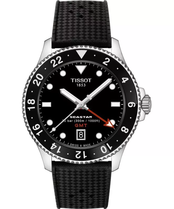 Zegarek męski Tissot Seastar 1000 Quartz GMT T120.852.17.051.00 (T1208521705100)