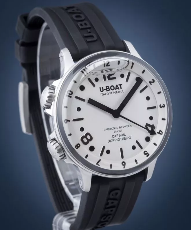 Zegarek męski U-BOAT Capsoil Doppiotempo SS 8888-B (8888-A, 8888)