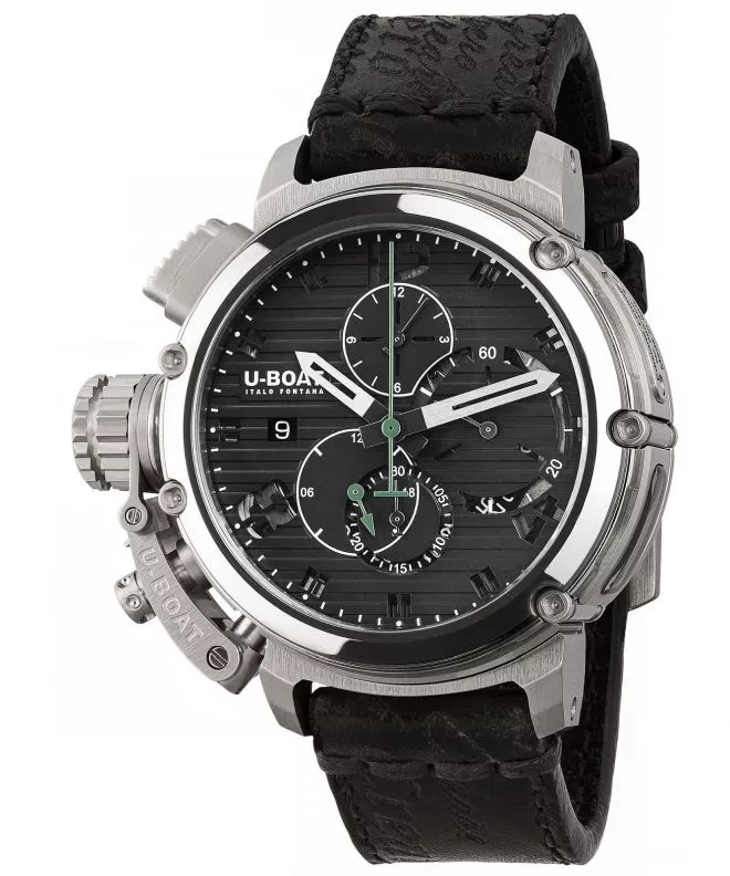 Zegarek męski U-BOAT Chimera Chrono SS Nero Limited Edition 9592