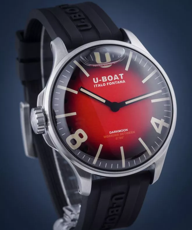 Zegarek męski U-BOAT Darkmoon Red SS Soleil 8701-B (8701)