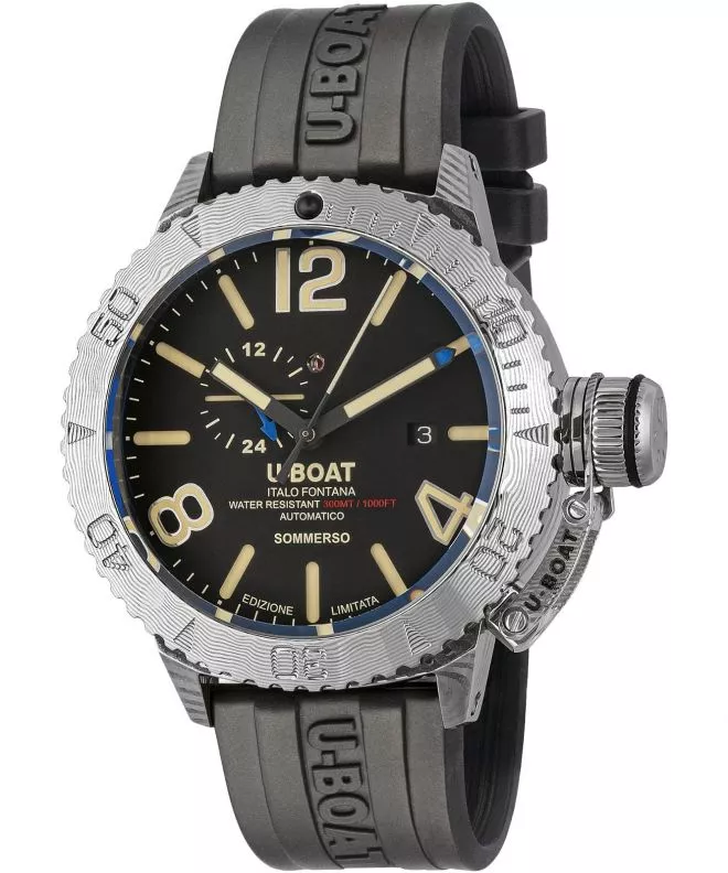 Zegarek męski U-BOAT Sommerso Damascus Right Limited Edition 9988