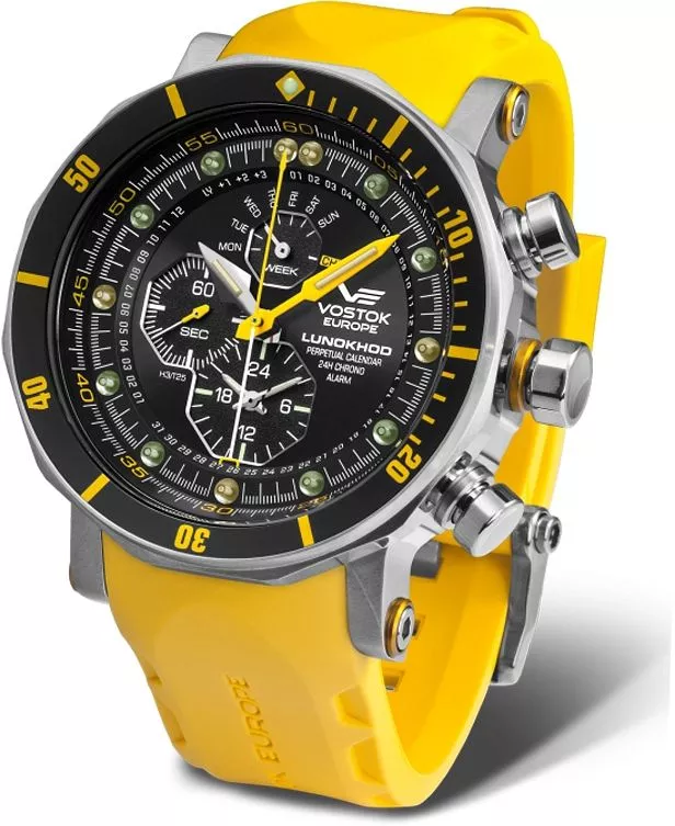 Zegarek męski Vostok Europe Lunokhod-2 Chrono Limited Edition YM86-620A505