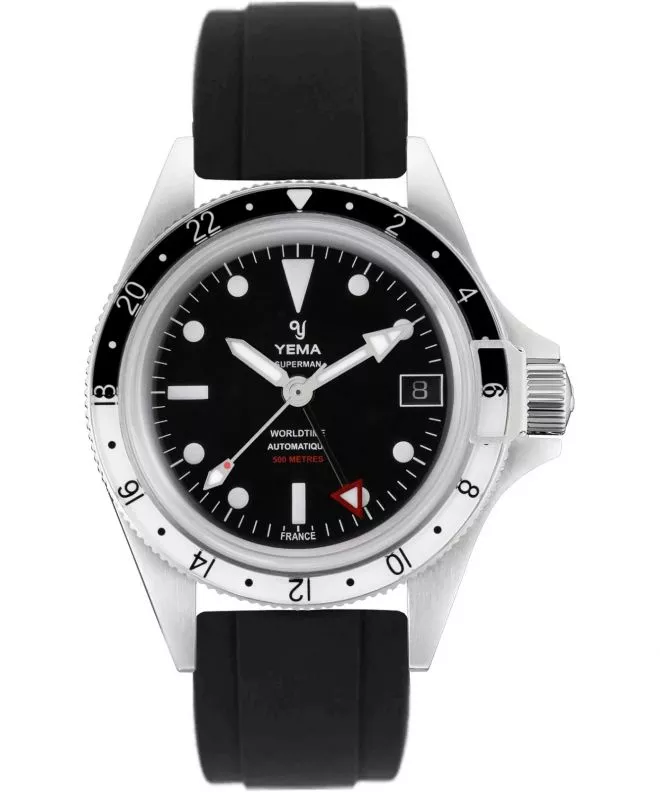 Zegarek męski Yema Superman 500 GMT YGMT22A41-ARBS