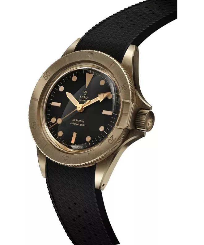 Zegarek męski Yema Superman Bronze CMM.10 Black Limited Edition 11.13.36.ZN.U6