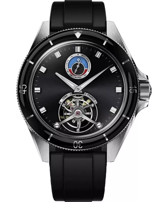 Zegarek męski Yema Yachtygraf Tourbillon Mareographe Automatic 75th Anniversary Limited Edition 37.33.66.SN.U6