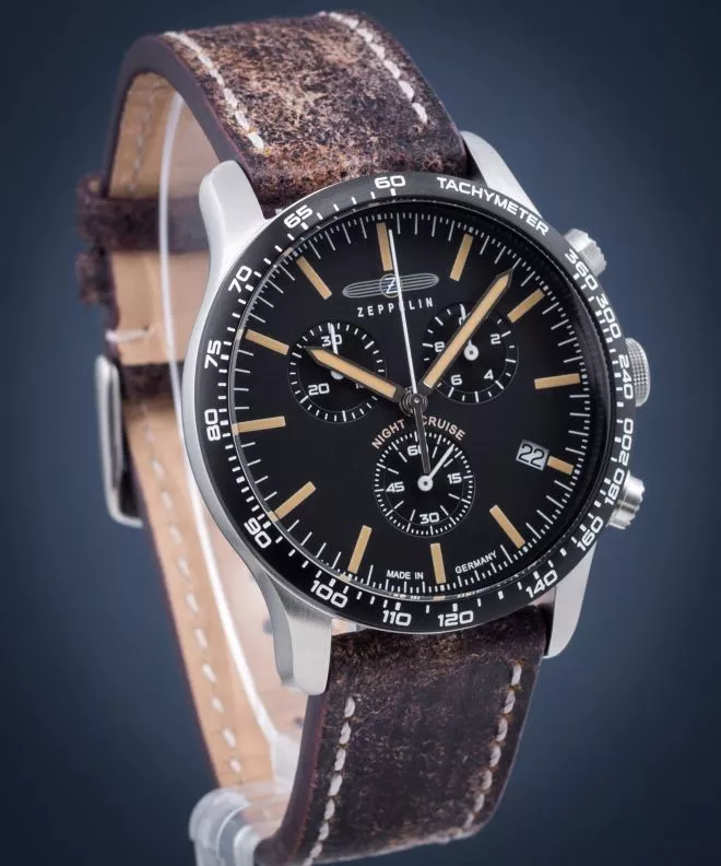 Zegarek męski Zeppelin Night Cruise Chronograph 7296-2