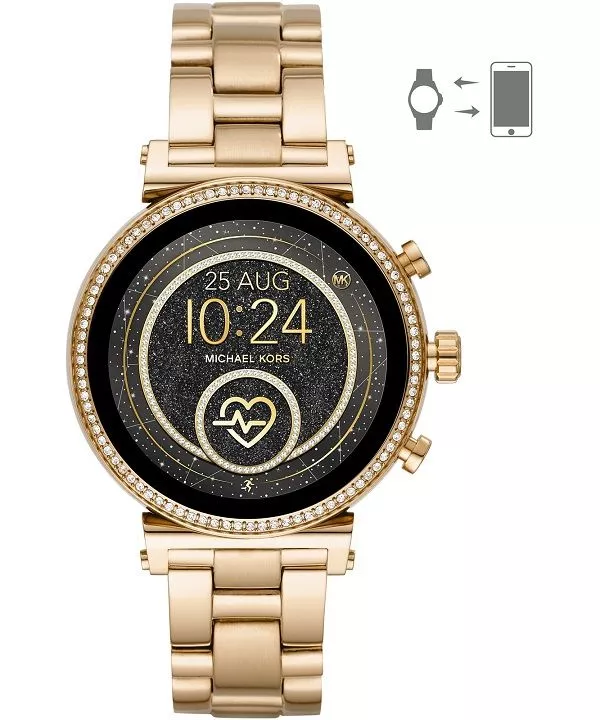 Zegarek damski Michael Kors Access Sofie Heart Rate Smartwatch MKT5062