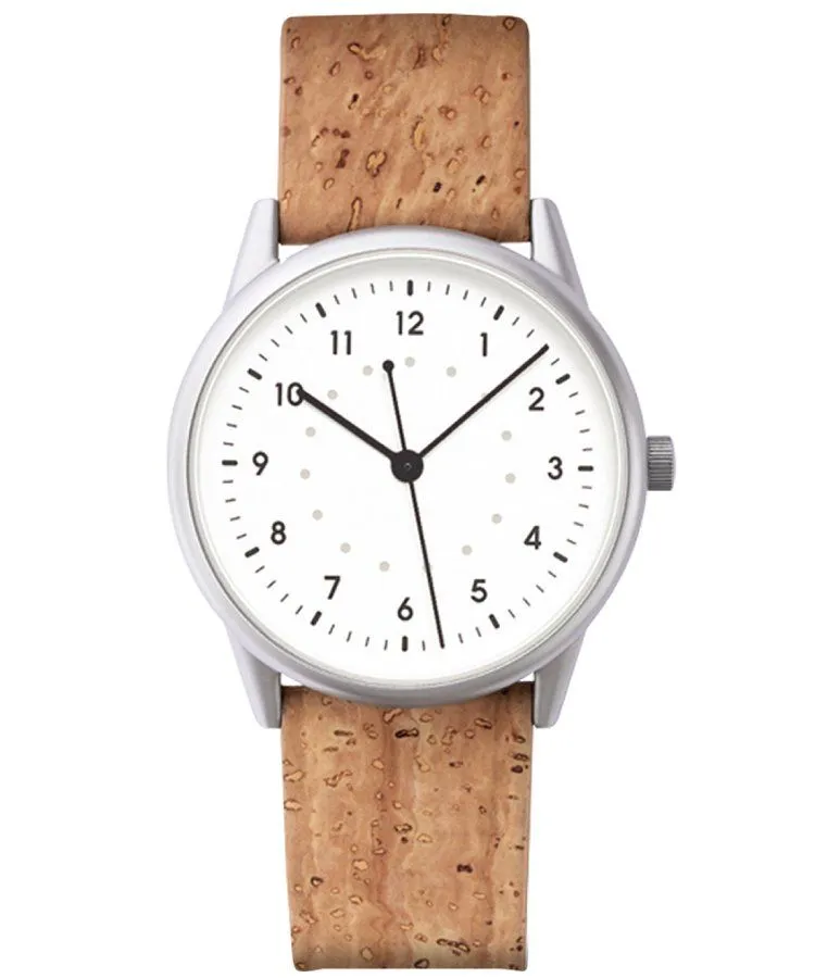 Zegarek Mudita Moment NR White Cork Automatic 5900316559962