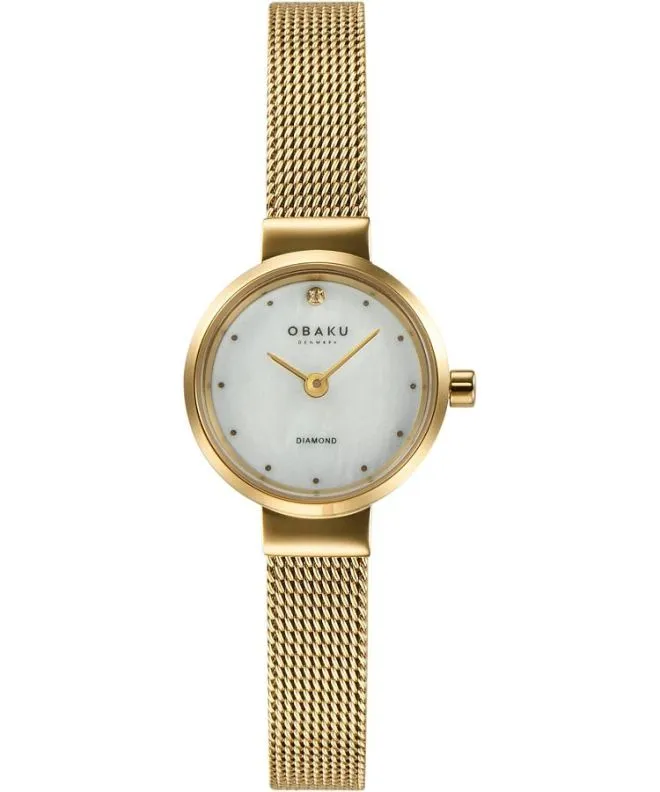 Zegarek damski Obaku Denmark Diamond V313LXGWMG