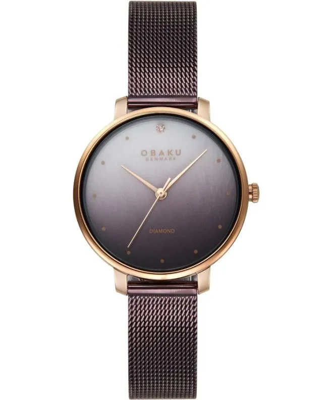 Zegarek damski Obaku Denmark Diamond V320LXVZMN-DN