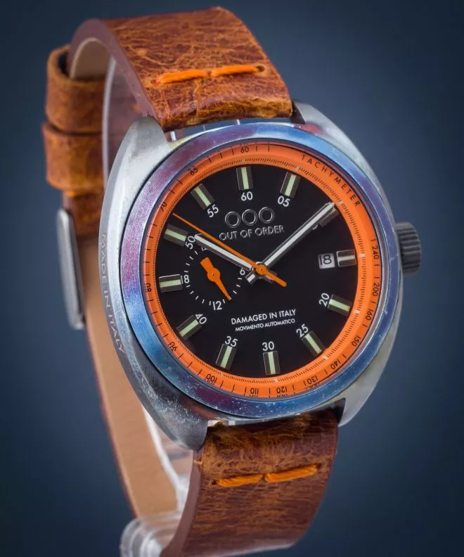 Zegarek Out Of Order Torpedine Orange Automatic OOO.001-5.AR