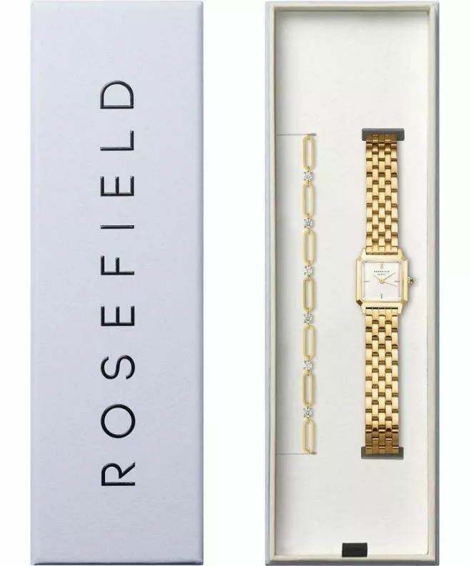 Zegarek damski Rosefield Boxelle SET BWGRC-X283