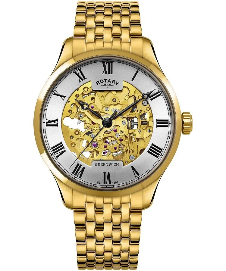 Zegarek męski Rotary Greenwich Automatic Skeleton GB02941/03