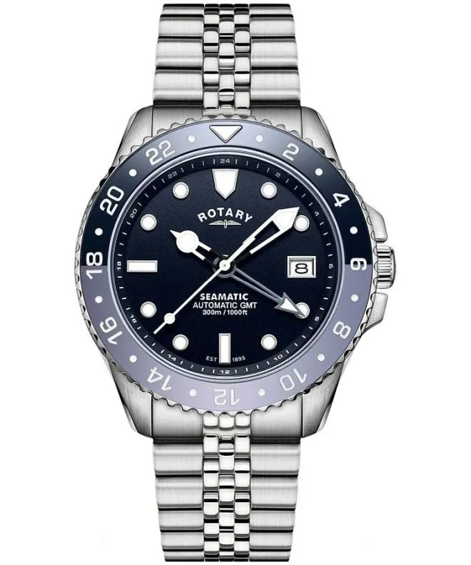 Zegarek męski Rotary Seamatic GMT Automatic RGB10005/04