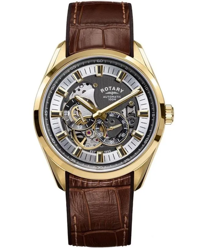 Zegarek męski Rotary Seamatic Eclipse Automatic Skeleton RGS10006/01