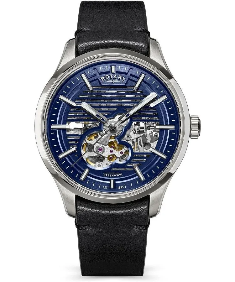Zegarek męski Rotary Greenwich Automatic Skeleton RGS10077/05