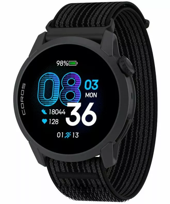 Zegarek sportowy Coros Pace 4 Black WPACE4-BLK-N