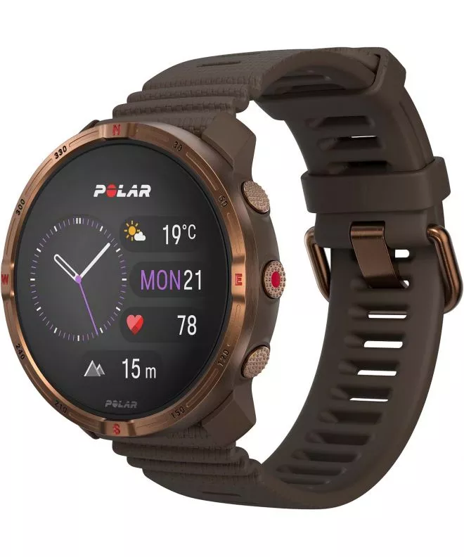Zegarek sportowy Polar Grit X2 Brown Copper 725882069203