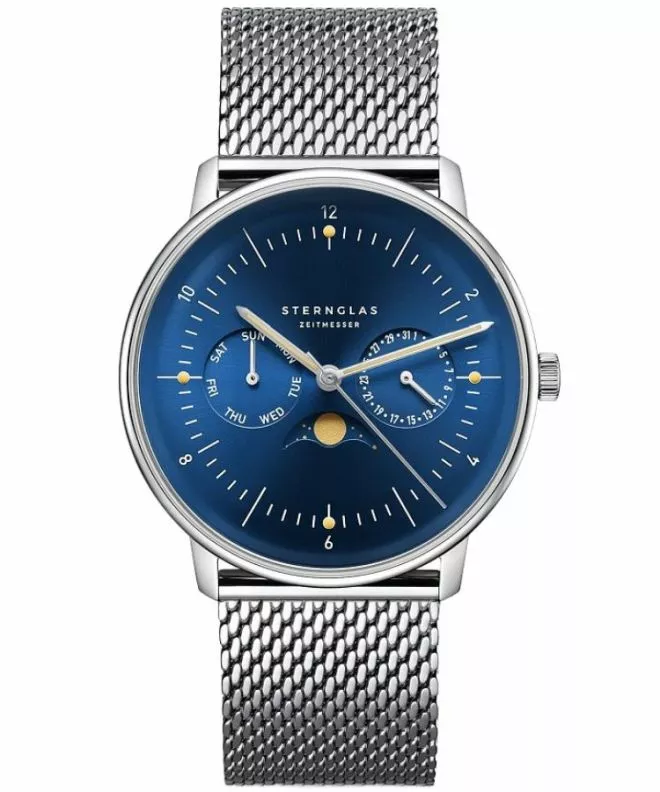 Zegarek męski Sternglas Naos Moonphase S01-NM06-MI04