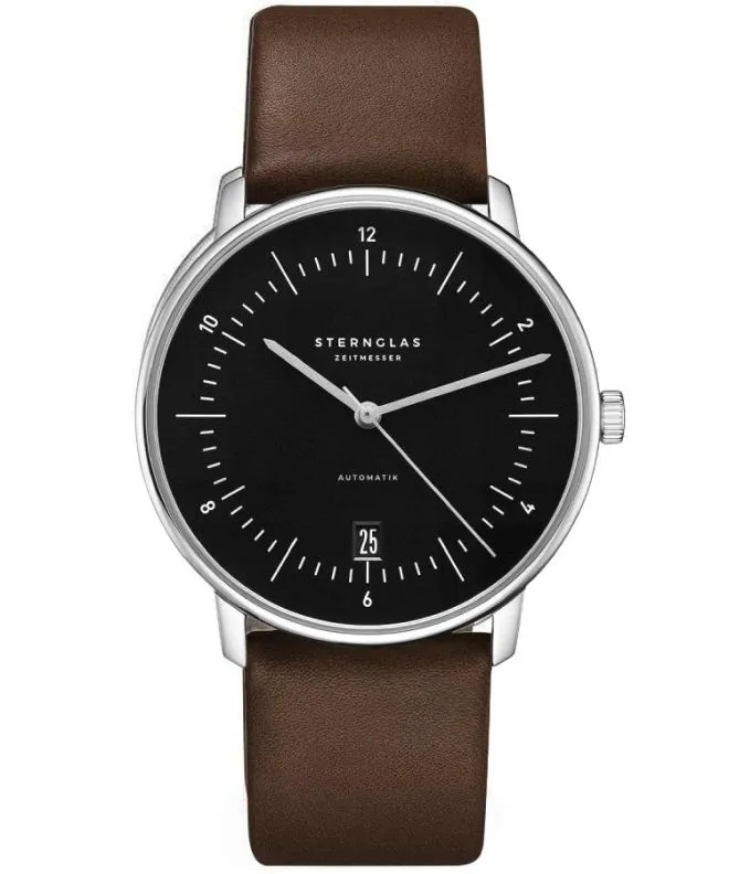 Zegarek męski Sternglas Naos Piano Black Automatic S02-NA53-PR04