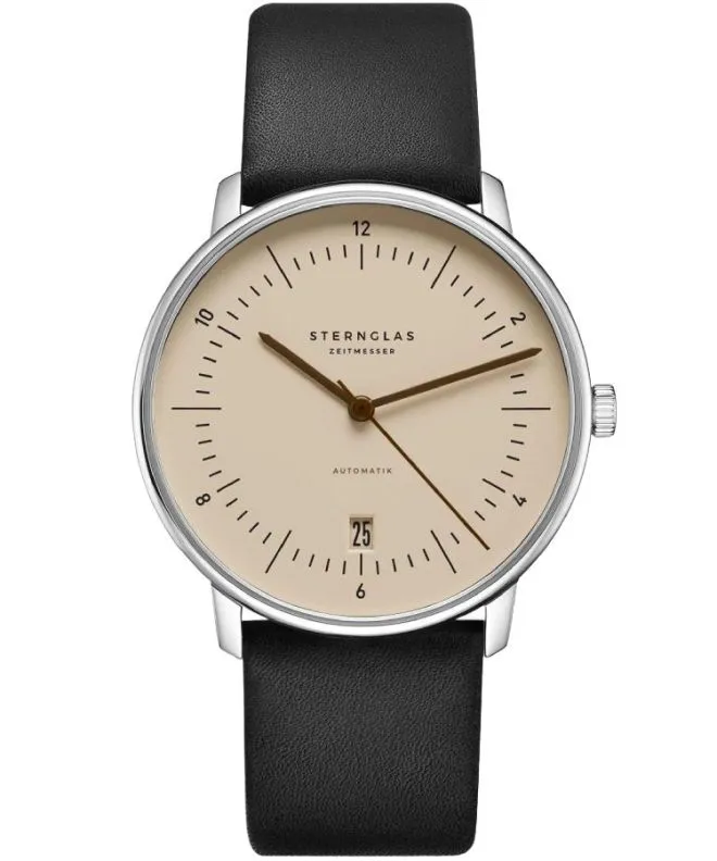 Zegarek męski Sternglas Naos Sand Brown Automatic S02-NA54-PR07