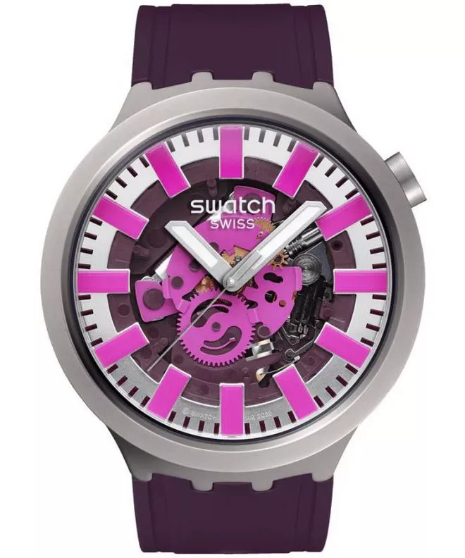 Zegarek Swatch Big Bold Audacious Acai Skeleton SB07S120