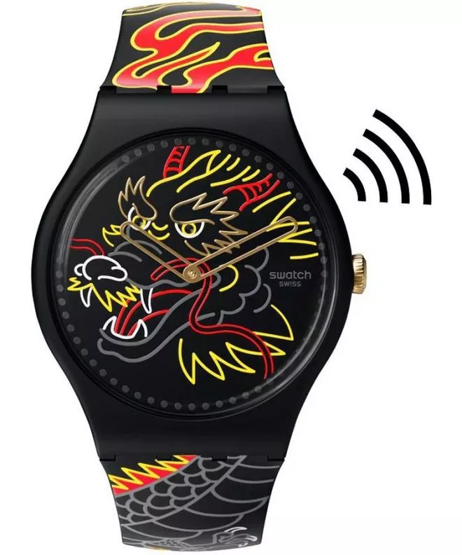 Zegarek Swatch Dragon in Wind Pay! SO29Z137-5300