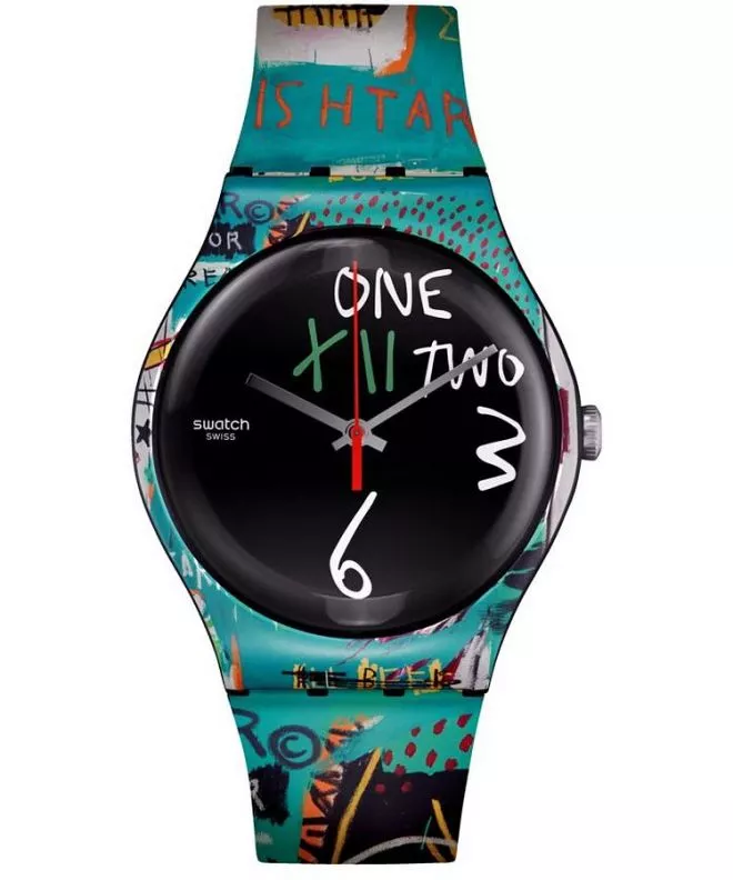 Zegarek Swatch Ishtar by Jean-Michel Basquiat SUOZ356
