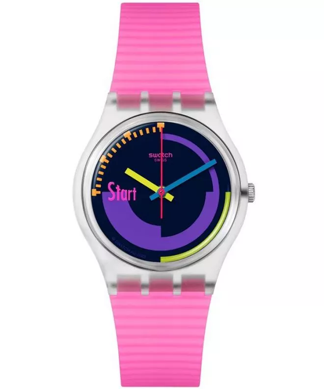 Zegarek Swatch Neon Pink Podium SO28K111