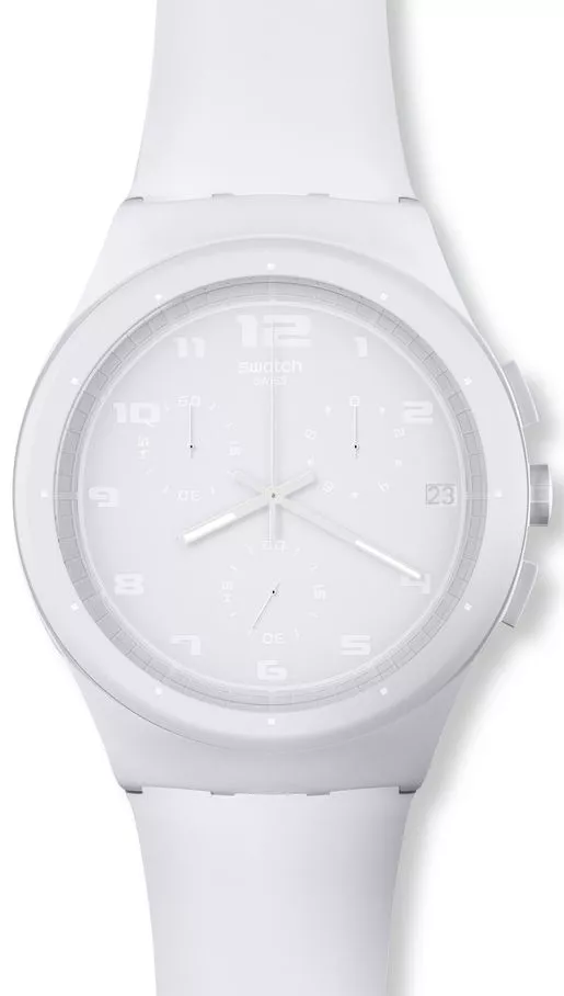 Zegarek Swatch Plastic Chrono Basic White SUSW400