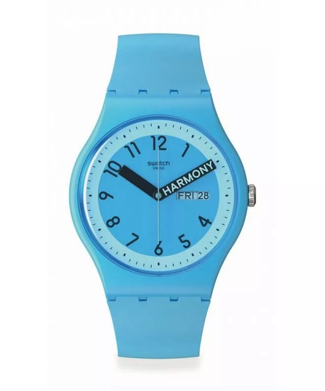 Zegarek Swatch Proudly Blue SO29S702