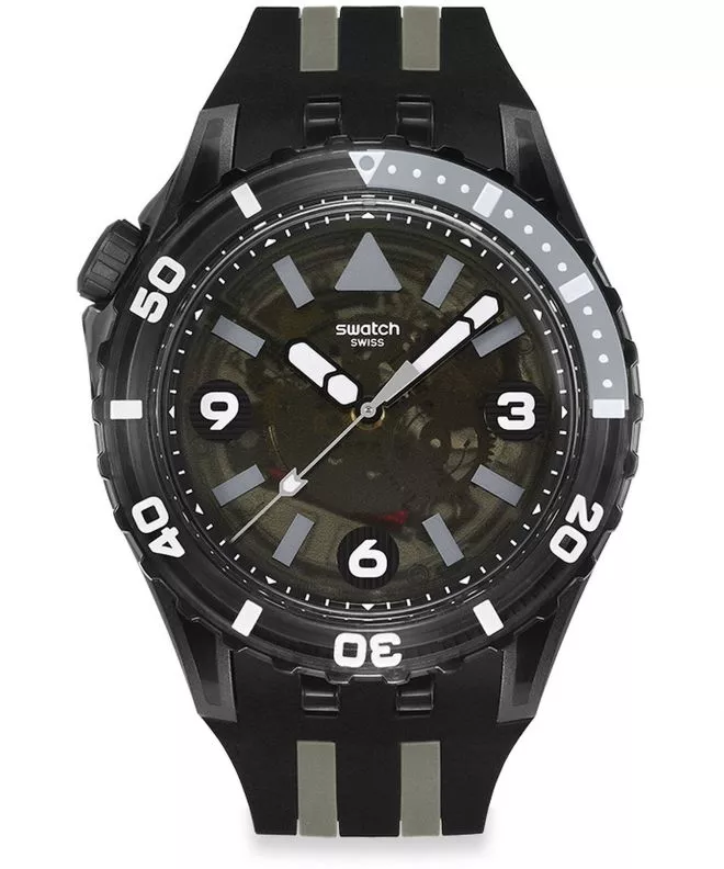 Zegarek Swatch Scubaqua Black Sea Nettle Skeleton SSCU09B100